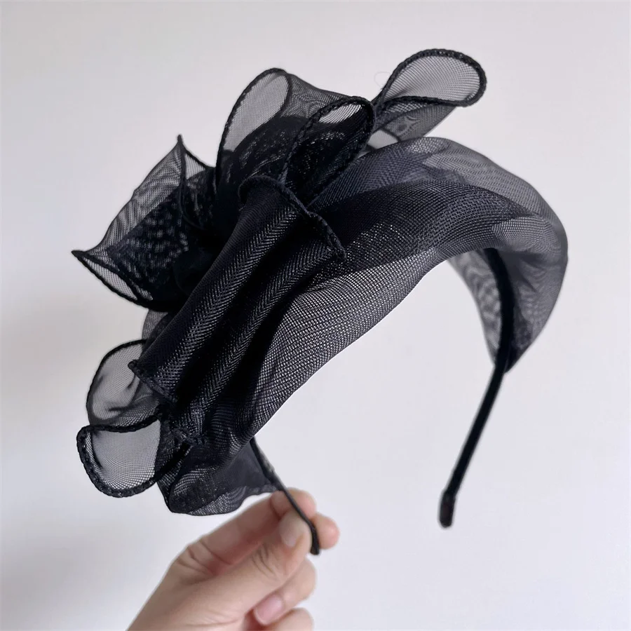 New fashionable retro half-hat headband for women to cover gray hair, headband, evening bridal dress accessories, headband