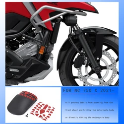 FOR Honda NC 750 X NC750X  New Motorcycle Accessories Black Front Mudguard Fender Extender Extension 2021 2022
