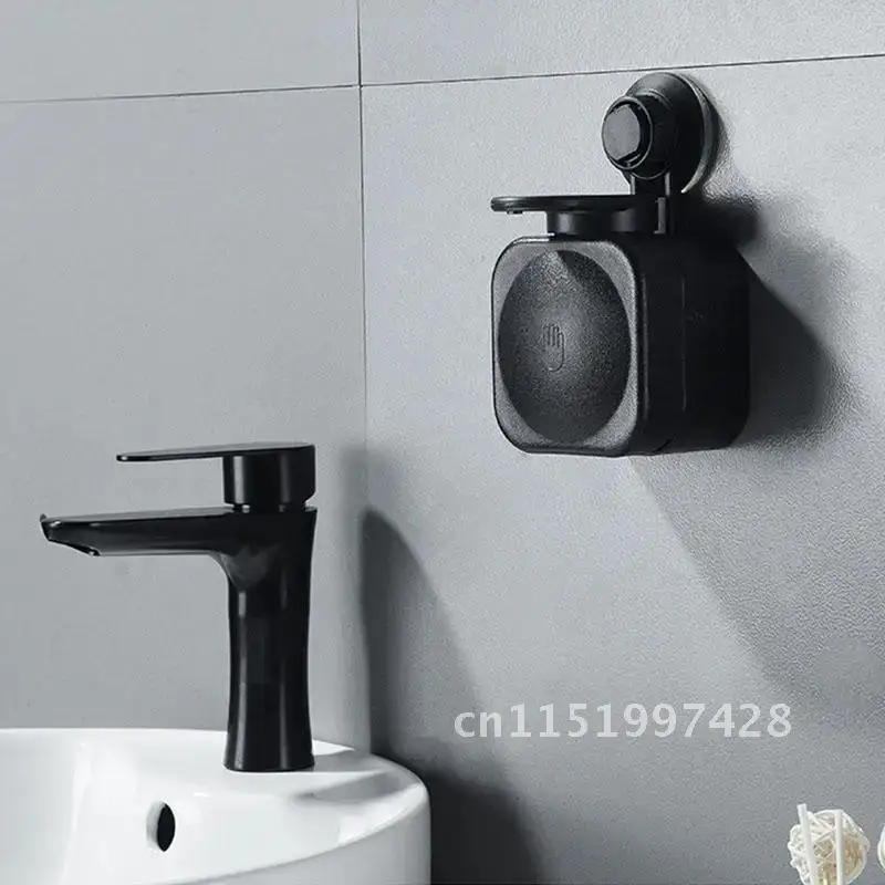 350ml soap dispenser liquid soap manual press kitchen bathroom wall-mount no trace soap dispenser liquid