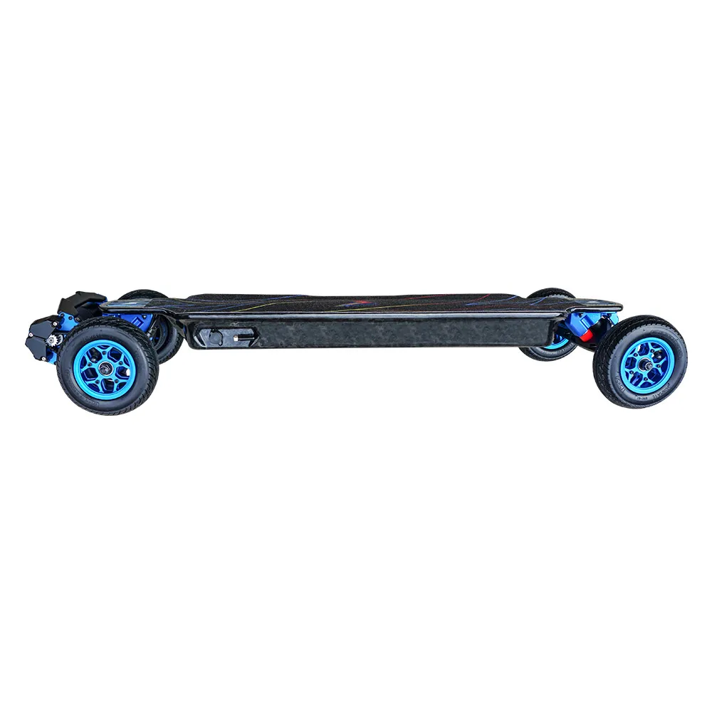 Flipsky Topsnelheid Duurzaam Koolstofvezel Dek Elektrisch Skateboard Longboard Wordt geleverd met dubbele FSESC 75100 14S batterij