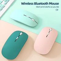 Bluetooth-compatible Mouse Wireless Mouse Silent Computer Mice Portable Working Gaming Mouse for Laptop iPad Air Pro Tablet PC 2