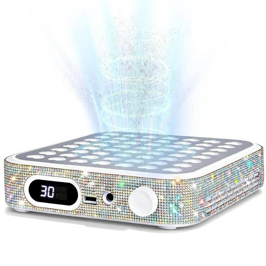 

Nail Dust Collector Compact Salon Tool for Acrylic Nails Polishing White