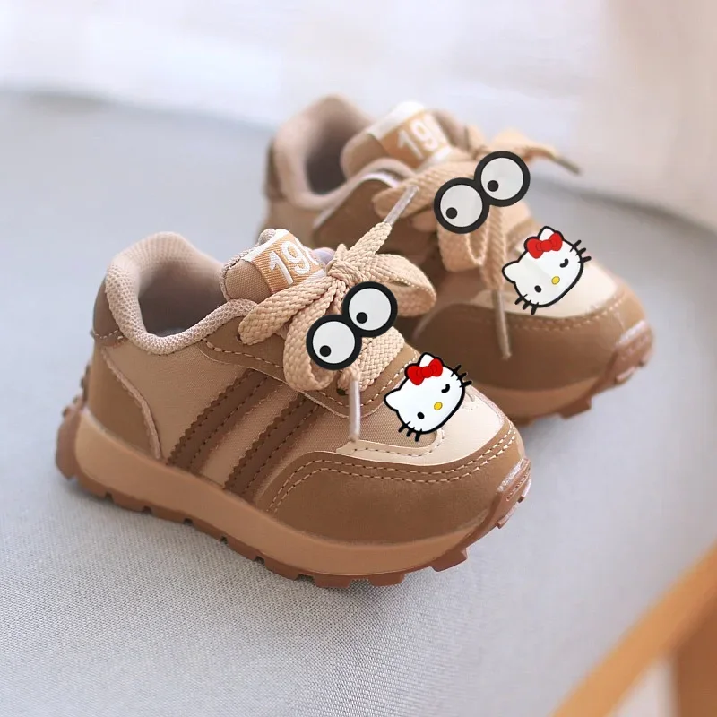 girls running sports shoes Sanrio hello kitty spring autumn Sneakers children casual shoes new baby boys soft sole toddler shoes