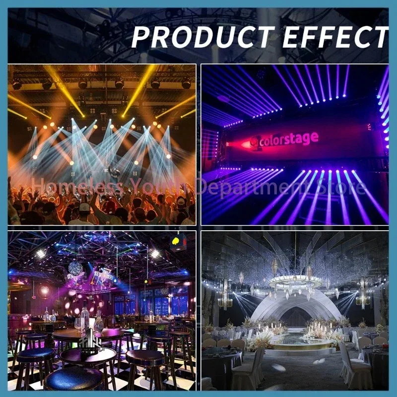 8-Eyes LED Beam Bar Moving Head Light Laser Lamp RGB DMX Controller Stage Effect Bar DJ Disco Party Wedding Spot Beam Lighting