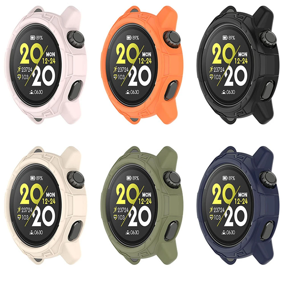 حافظة واقية لساعة COROS PULE3 ، غشاء مقسى ونصف لف للكمبيوتر ، درع هيكل عظمي ، ملحقات ساعة