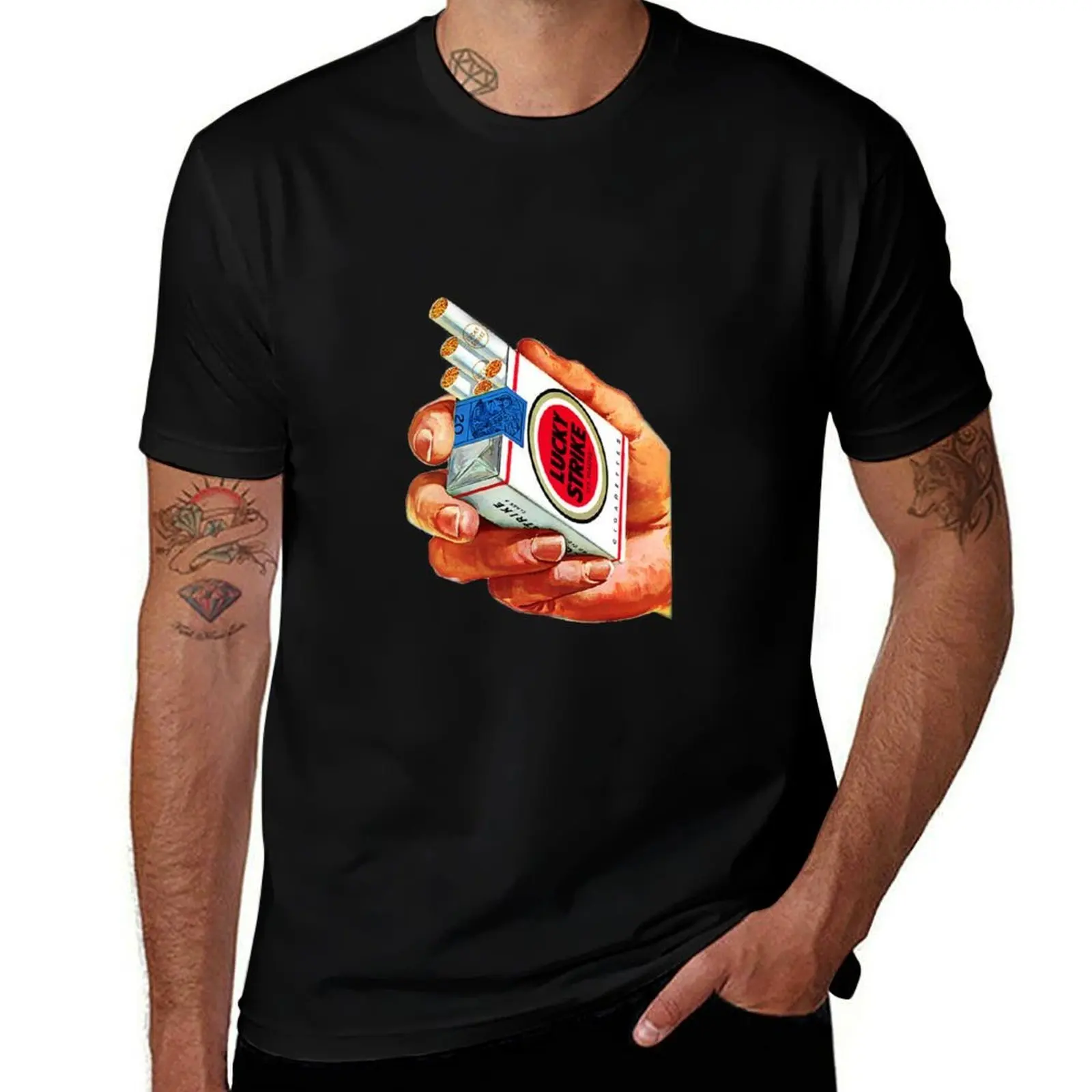 Lucky Strike, 1950 T-Shirt Sporty Casual Quick Dry T-Shirt
