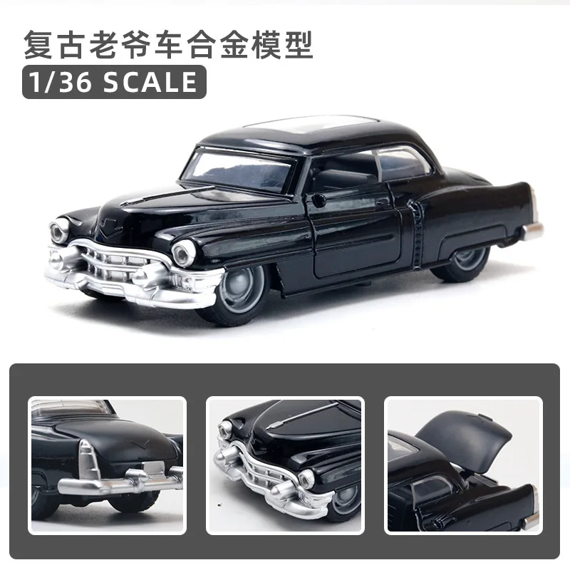 Simulação liga modelo de carro puxar para trás brinquedos infantis porta de carro clássico pode ser aberta