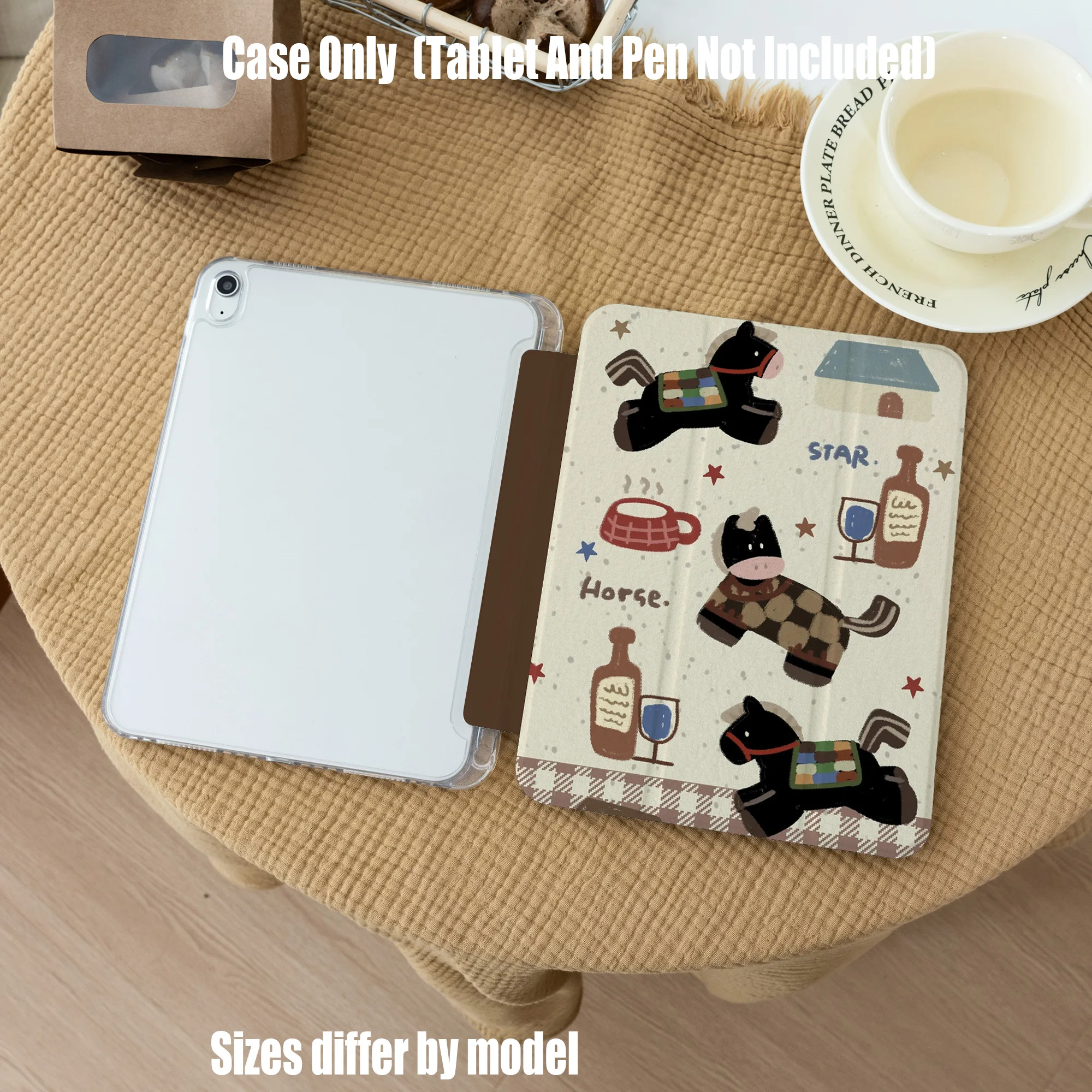 

Stylish Case For Apple iPad 10.9 10.2 Inch Air7 Pro 11 Mini Full Protection Soft Case With Elegant Colors Fit All iPad Models