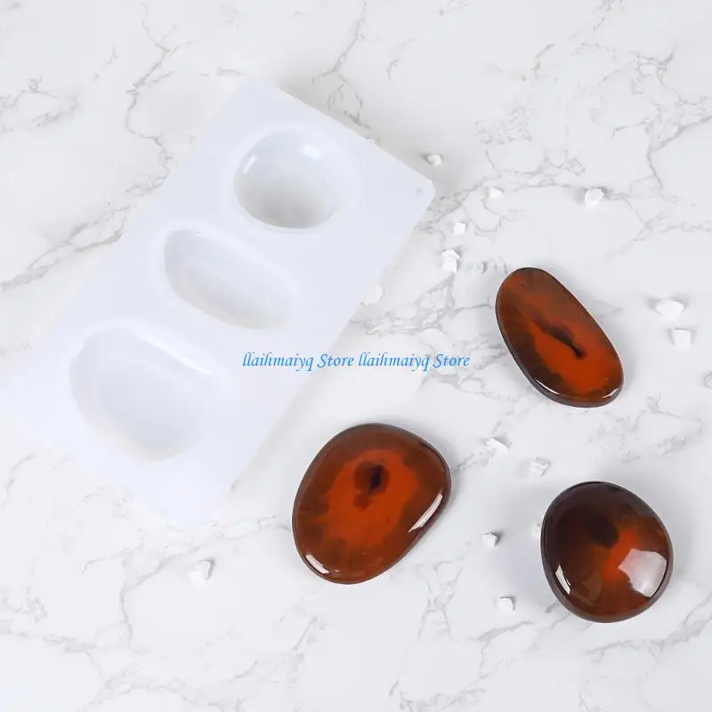 573B Flexible Silicone Mold Easy Releasing Mold Pendant Mold for Artistic Jewelry Creation Featuring Various Geometric Shapes