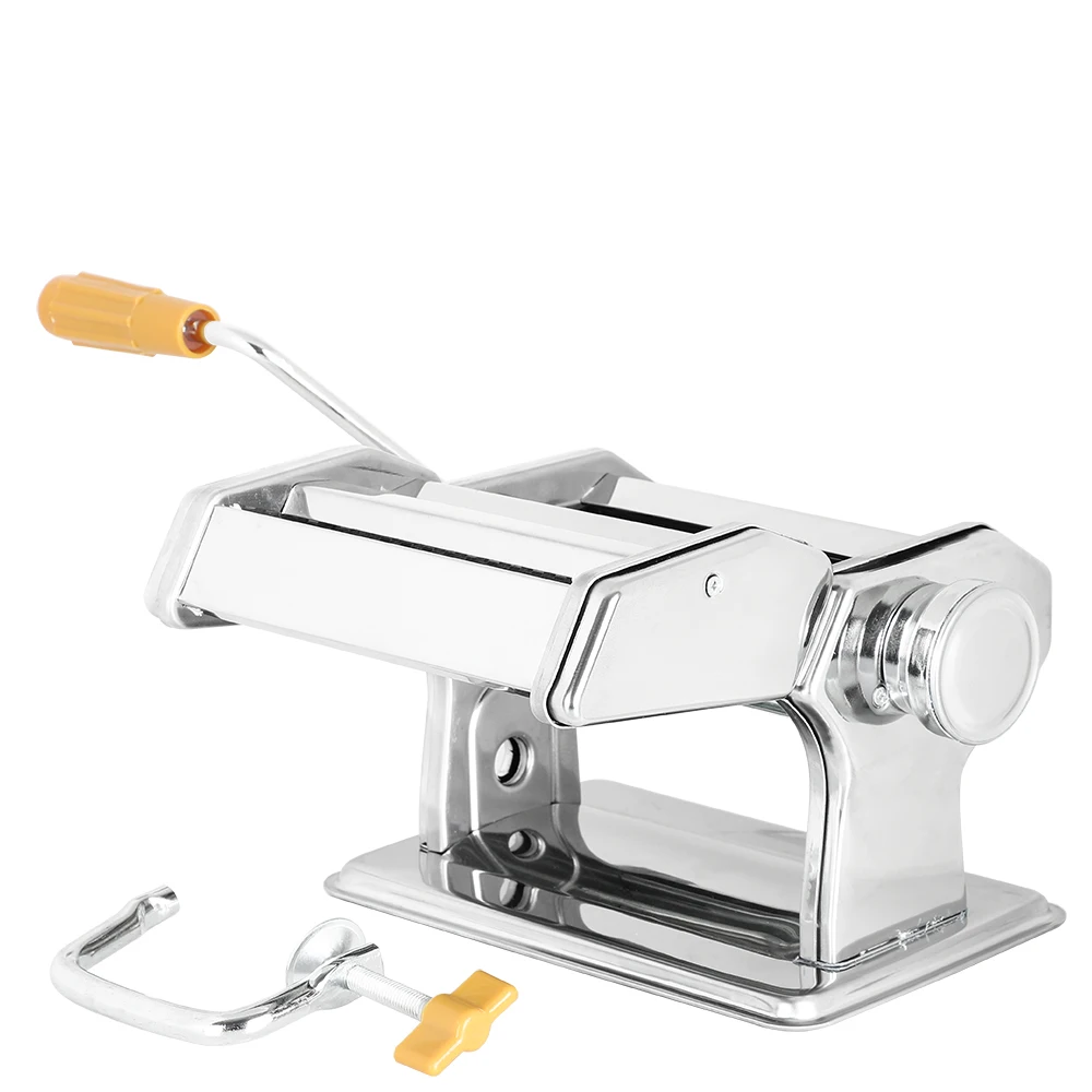 

Manual Pasta Maker Pasta Roller Cutter Split Noodle Making Machines Adjustable Thickness Rolling Machine for Home Kitchen Use