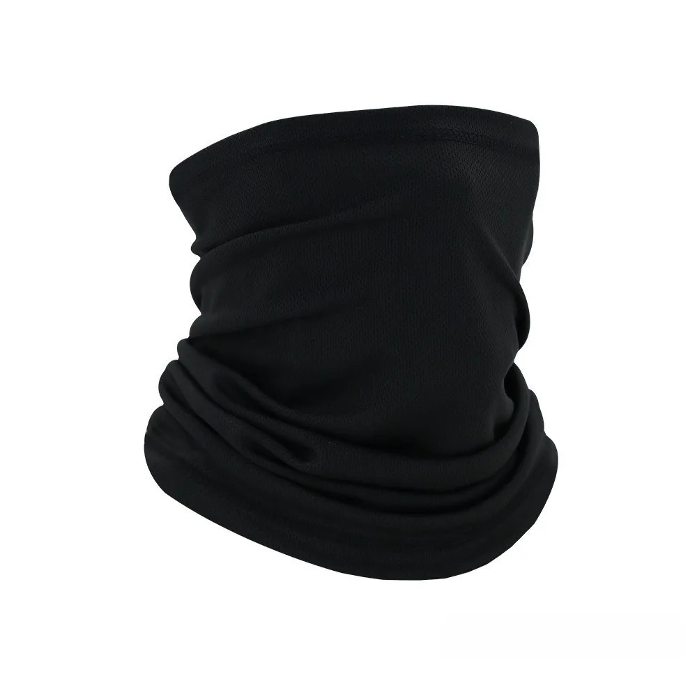 Multifunctional Sunscreen Neck Gaiter Elastic Ice Feeling Tube Scarf Breathable Quick-drying Half Face Mask for Outdoor Sport