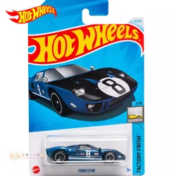 Hot Wheels-Coche de juguete Ford GT40 para niños, modelo Original de aleación, fundido a presión, fábrica fresca, Mini regalo de cumpleaños, 2024F, 1/64