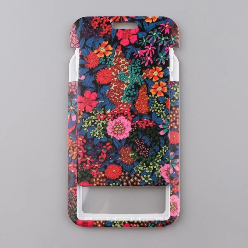 New Flowers Flower Mobile Phone Rope, Student Access Control Neck Key Chain Lanyard Hard Case Card Cover