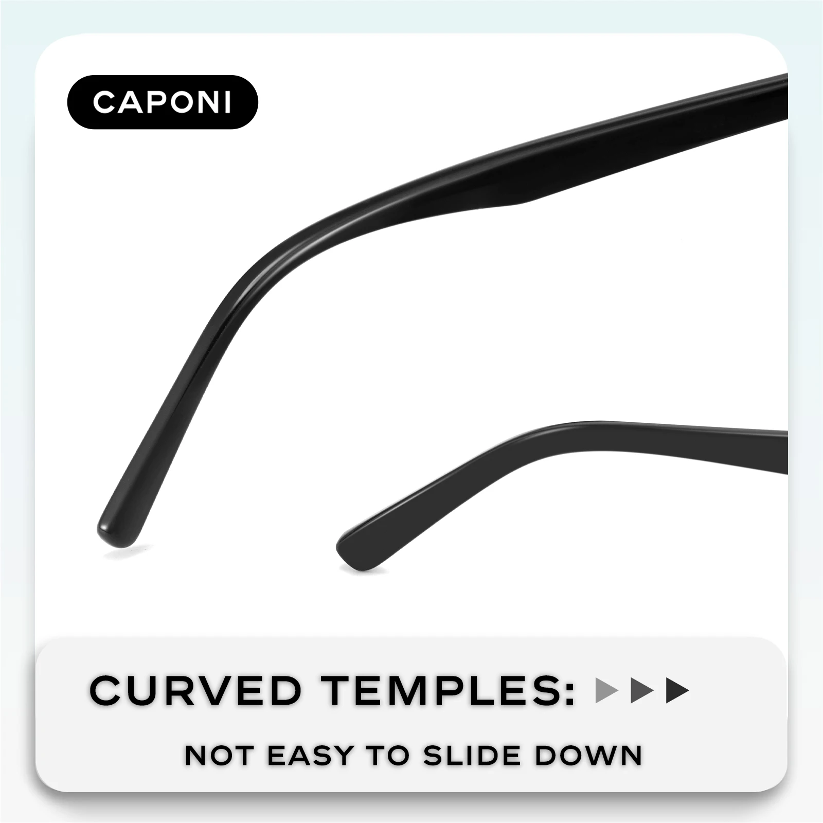 CAPONI Cat Eye Trend แว่นตากันแดดผู้หญิง Tortoiseshell Polarized Anti-reflective Anti-glare แว่นตากันแดดหญิงแฟชั่น CP2227