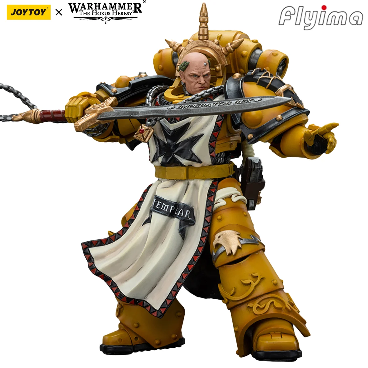 

Фигурки JOYTOY Warhammer 40,000 1/18 Императорские кулаки Sigismund, модель первого капитана императорских кулаков