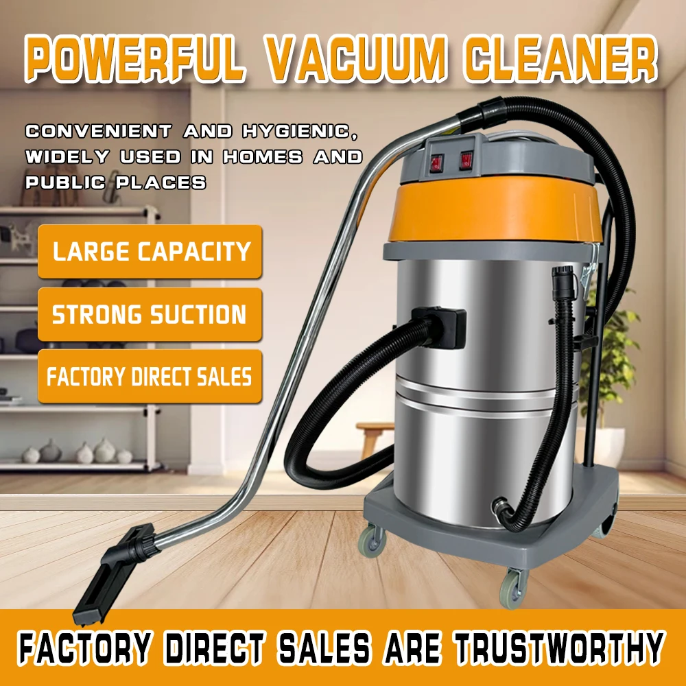 3600w Light 90L Automatic Portable Industrial Washing Powder Vacuum Cleaner 100 Liters 220v For Cleaner