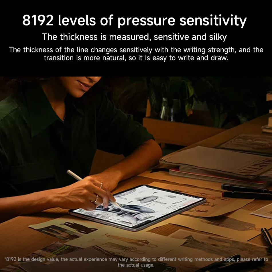 قلم Xiaomi التركيز الأصلي لـ Xiaomi Pad 7 / 7 Pro Tablet 8192 مستوى الشعور الكمون المنخفض قلم رسم مغناطيسي للكتابة #5