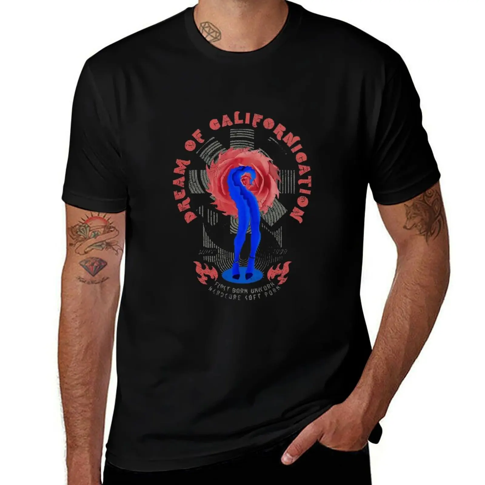 Dream Of Californication T-Shirt Simple Print Design T-Shirt