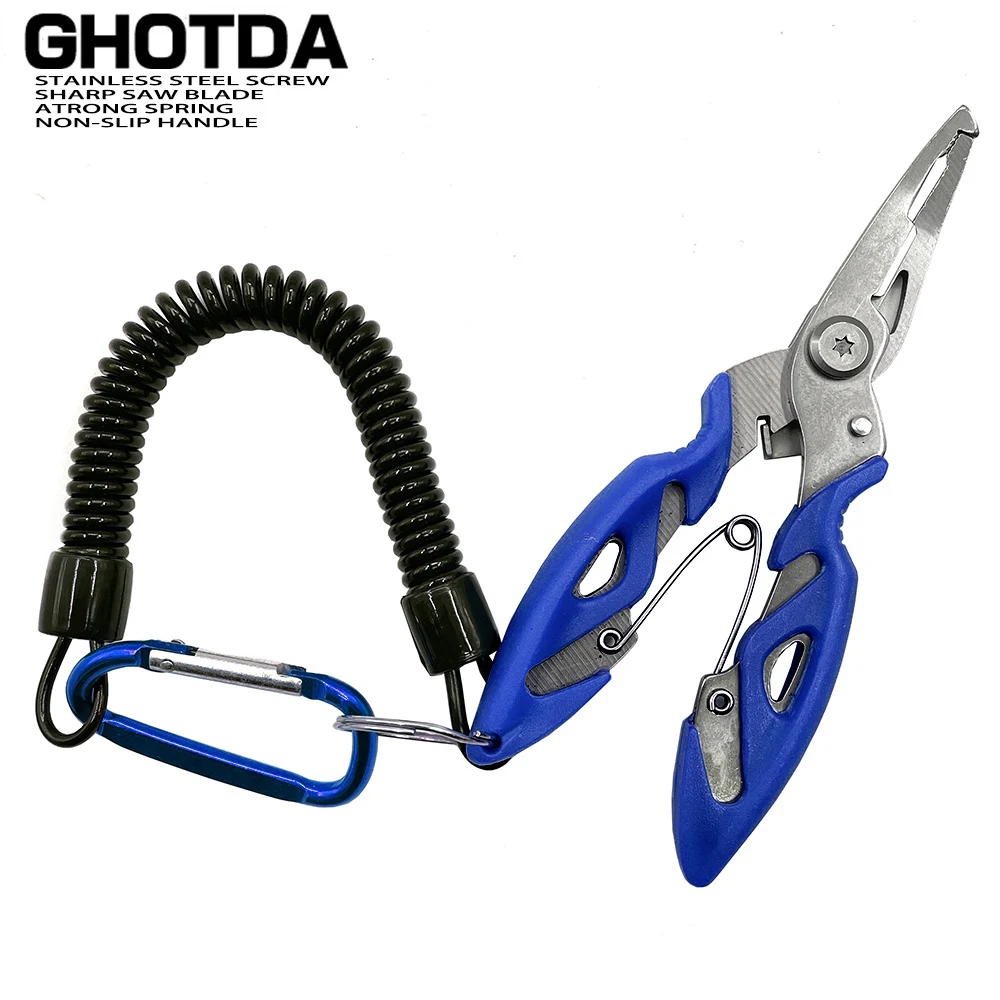 Fishing Pliers Fish Line Cutter Scissors Mini Fish Hook Remover Winter Tackle Pliers Vise Knitting Flies Scissors