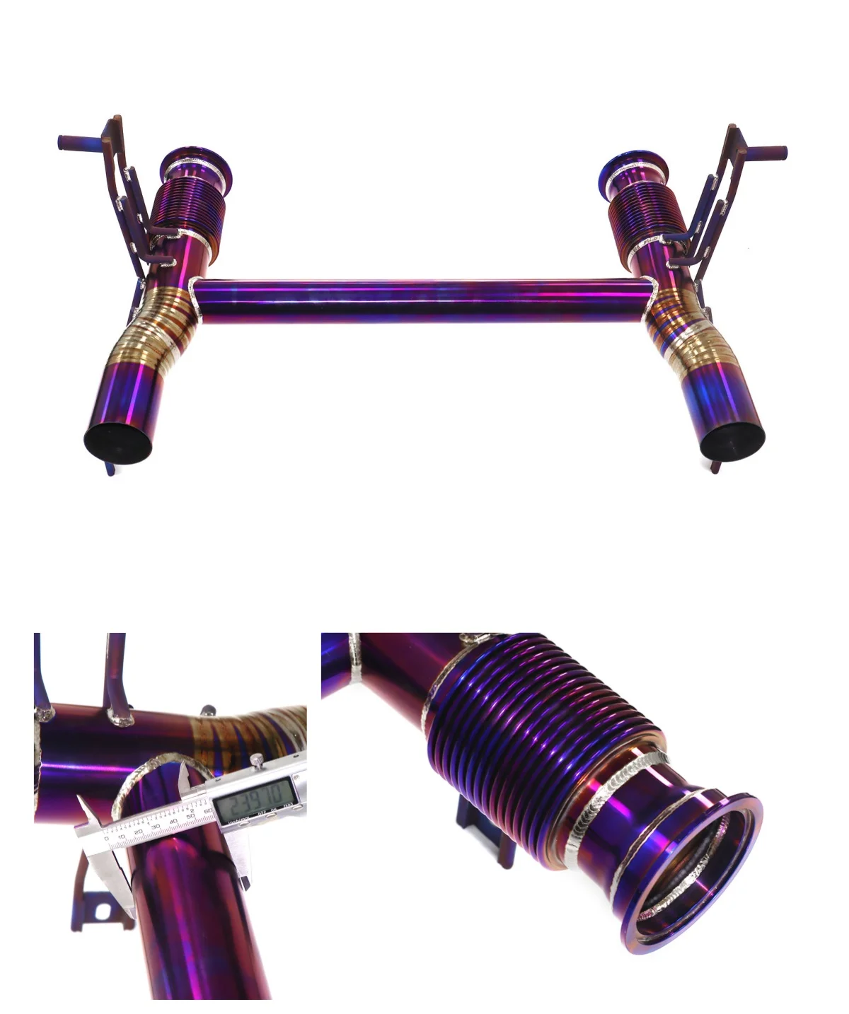 

For Lamborghini Huracan EVO catback Without Valve Titanium Alloy HMD Exhaust System Performance Quality certification