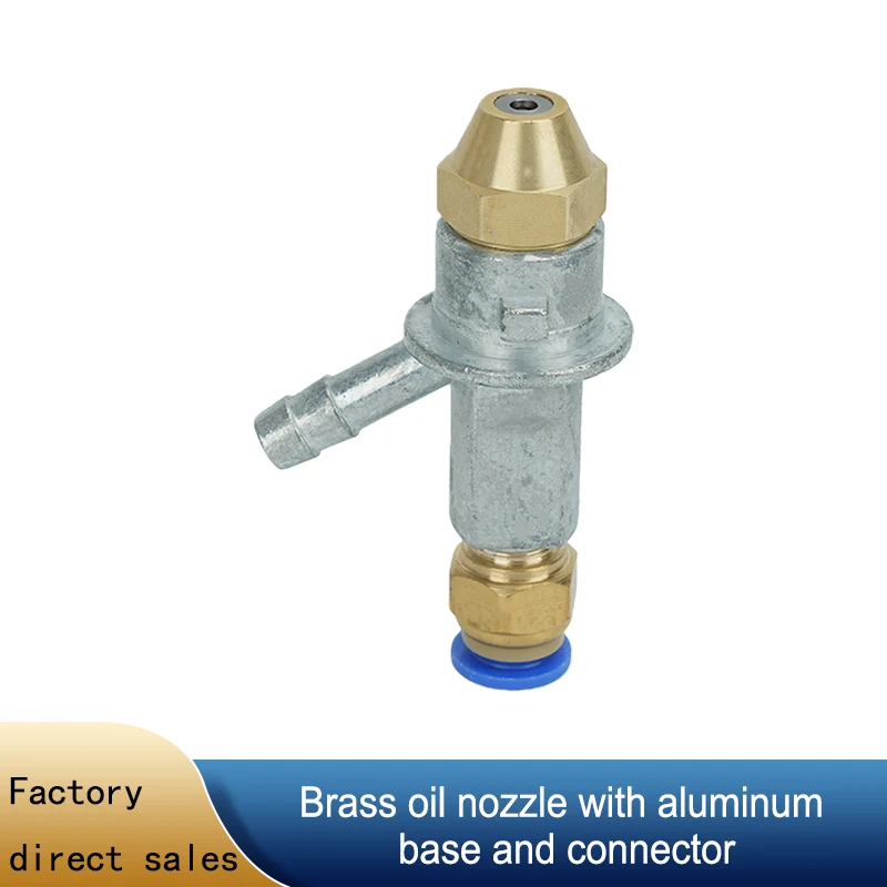 

Brass siphon fuel nozzle with aluminum seat for methanol and vegetable oil Atomizing injector air atomizing nozzle spray head