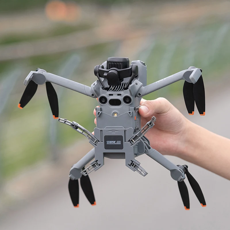 2 في 1 وظيفة العنكبوت الهبوط ث حامل المروحة ل DJI Mini 5 Pro الطائرة بدون طيار ملحق الساق عدسة زيادة حامي