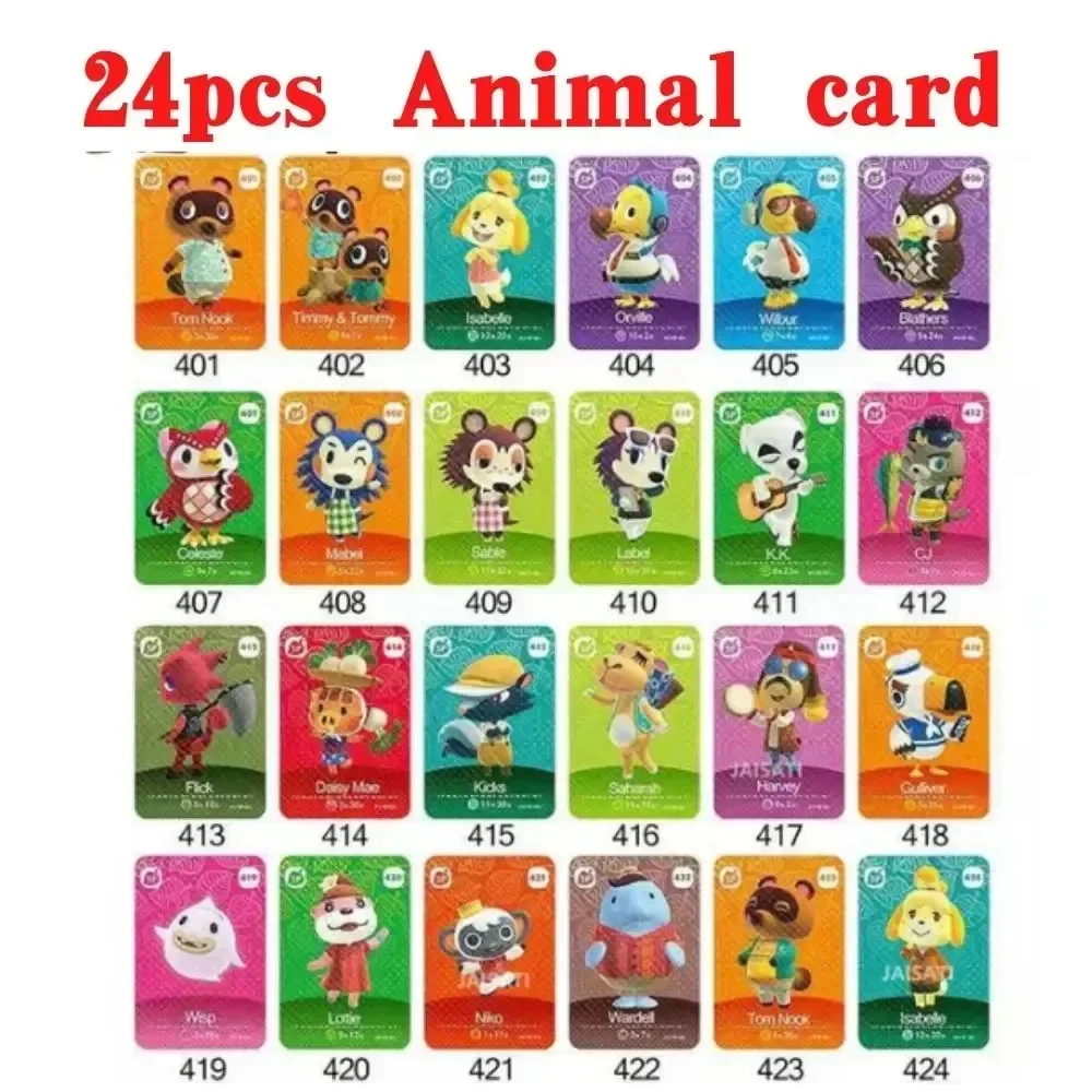 Hot Game Animals Crossing New Horizons Amiibo Card Ankha Marshal Maple NS Switch 3DS Game Set Mini NFC Cards Series 1 2 3 4 5