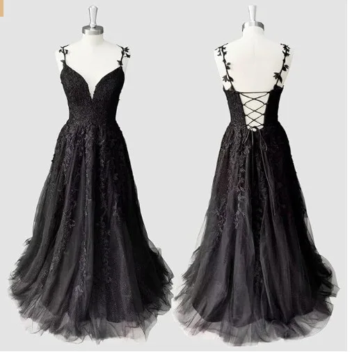 2025 جديد المرأة الصيف الخامس الرقبة مثير الشيفون الكرة فستان ، المألوف ومثير الدانتيل صائق طويل رقيقة فستان بحزام الكتف #2