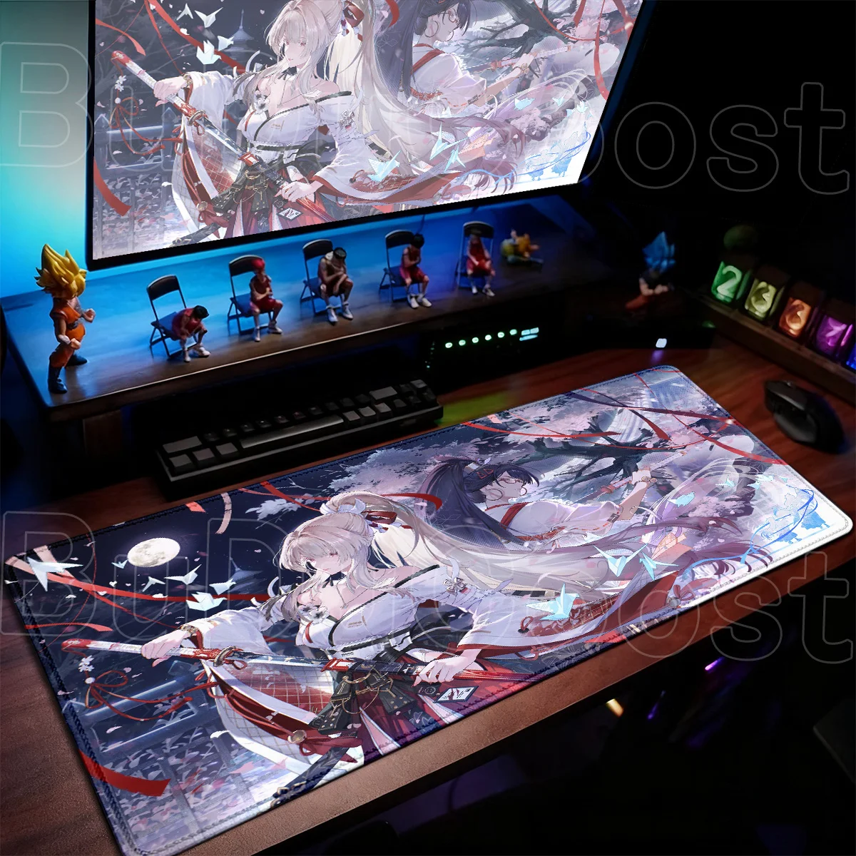 Computer-Gaming-Tastatur-Mauspad XXL Gummi HD-Druck Tischunterlage Hot Wuthering Waves Niedliches Mädchen Hiyuki Speed Anime Mauspad – Detail 13