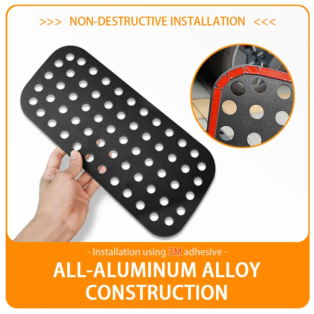 For Land Rover Defender 90 110 130 2004-2018 Alloy Black Car Rear Roof Door Side Window Glass Protection Panel Car Accessories view 3