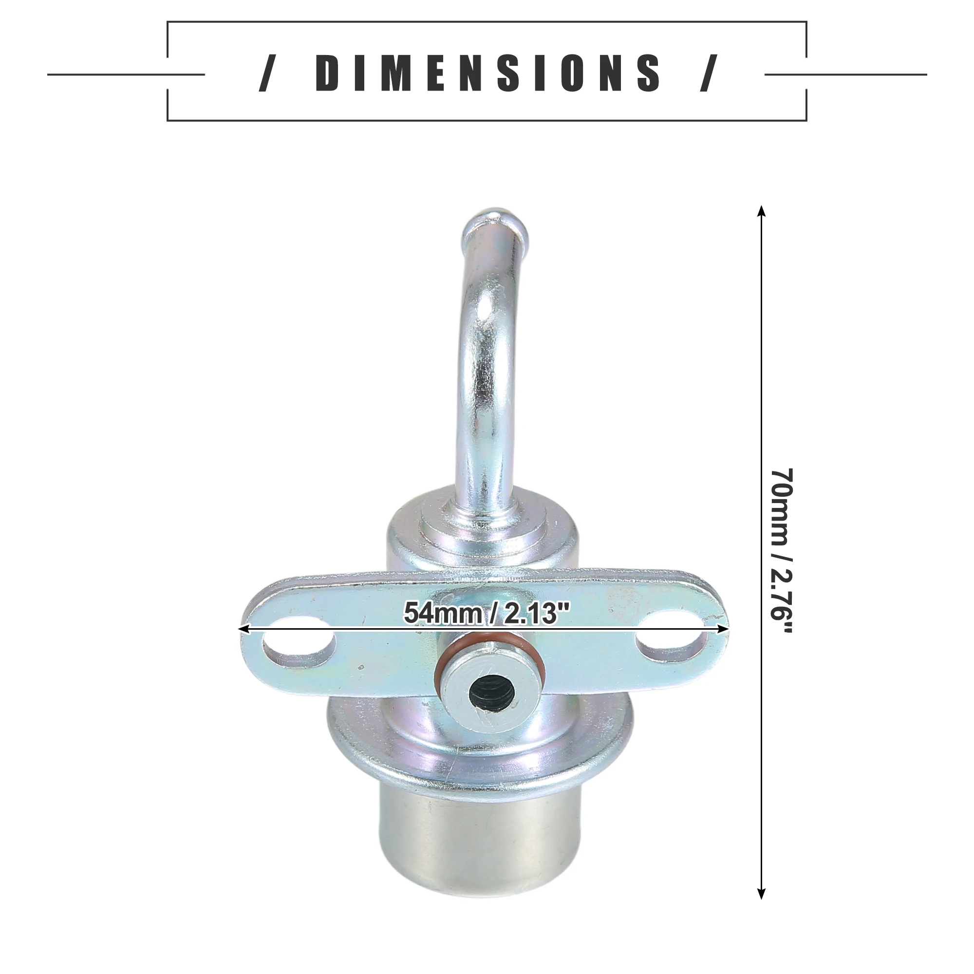 منظم ضغط حقن وقود السيارة UXCELL لدودج B250 1988-1991 رقم المعدن MD305927 #5