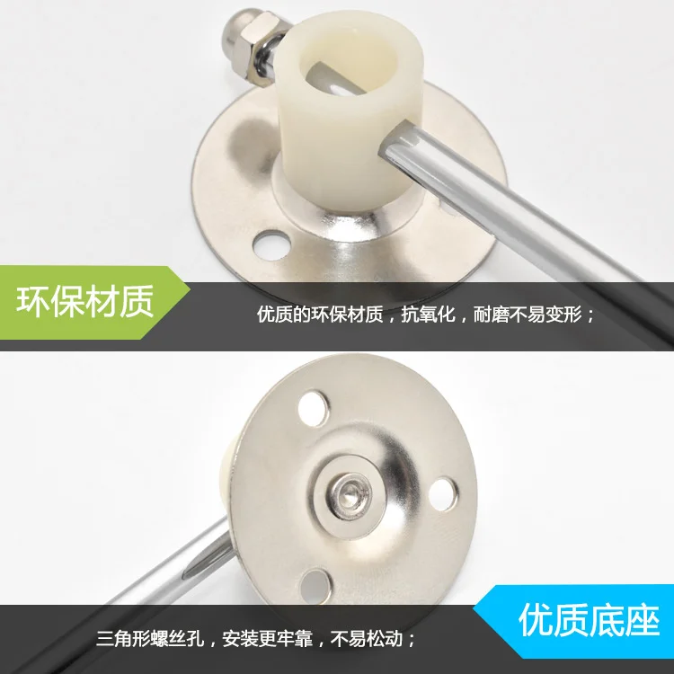 Cabinet support furniture pull rod disc pull rod nightstand connector movable support cabinet door 5 cm pull rod