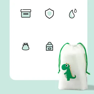 أكياس الرباط الشفافة مع أنماط كرتونية رائعة ، أكياس تخزين البقالة مقاومة للماء وسهلة الحمل ، 10 أفضل 6 حقائب ظهر للمبيعات 35x20x20 - No6