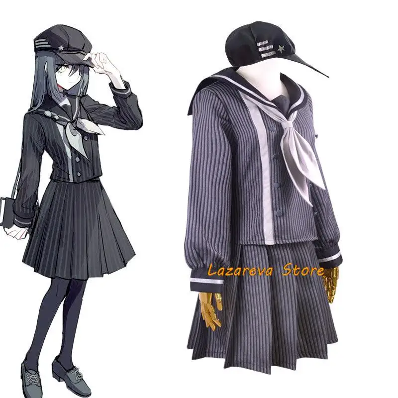 Anime Game Danganronpa V3: Killing Harmony Saihara Shuichi Cosplay Costume Dangan Ronpa Female Outfit School Sailor JK Uniform