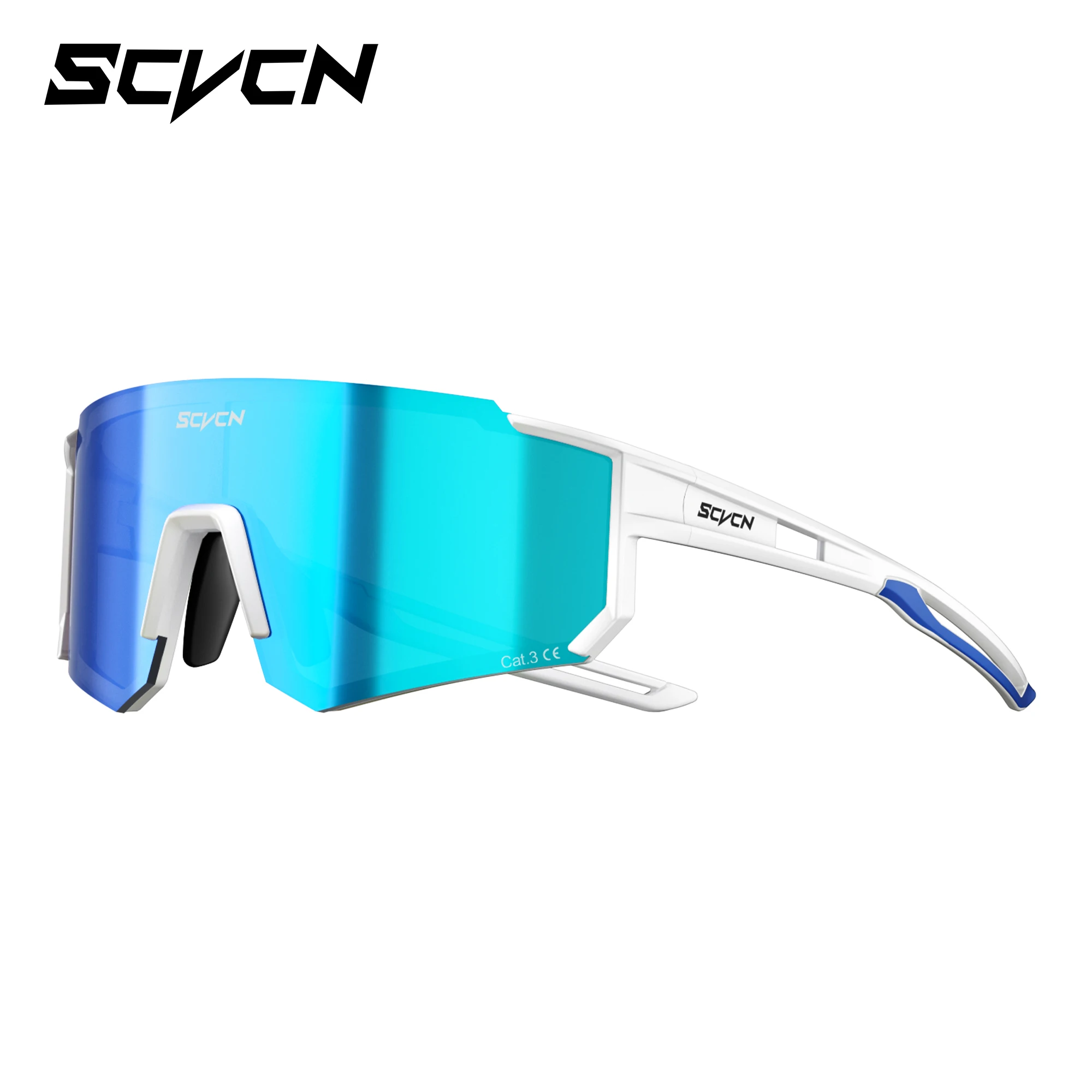 SCVCN Neue Outdoor-Sport-Sonnenbrille MTB Fahrrad Radfahren Wandern Eyewear Laufen Ultraleichte Herren Damen Pickleball UV400 Brille