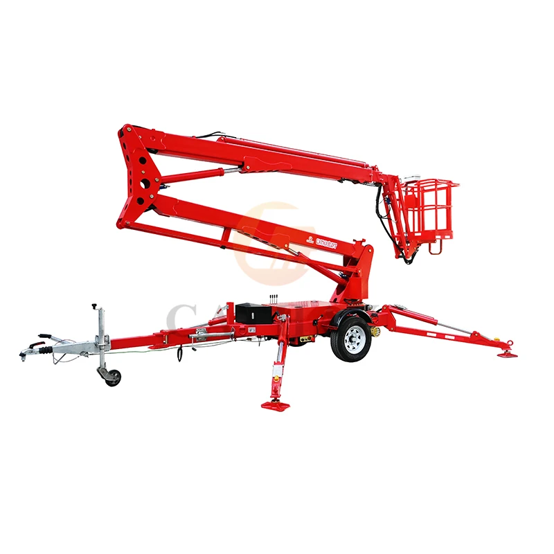 Electric 11m 12m 13m Telescopic Cherry Picker Air Conditioner Lifter