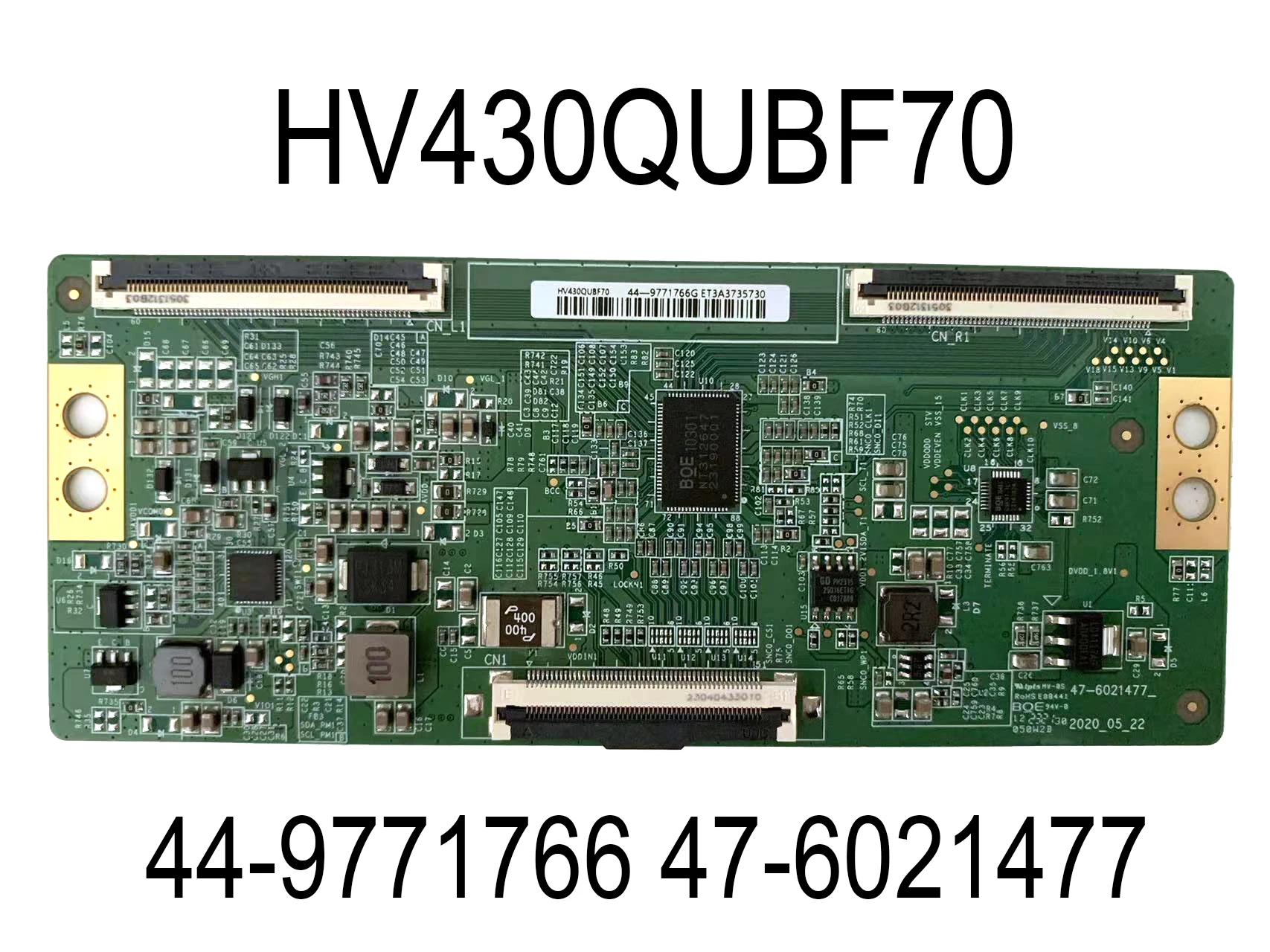 T-CON Board HV430QUBF70 44-9771766 47-6021477 Logic Board is for 43PFL5766/F7 43PFL5766/F7E 43PUL7652/F7 43UN68006LA 43UL2163DBC