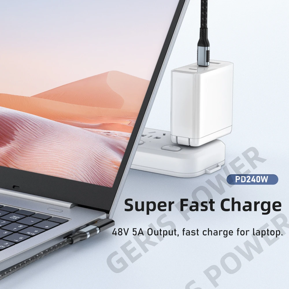 USB4.0 40Gbps 240W USB C to Type C PD Adapter Converter 8K@60Hz USB-C Data OTG Adapter for MacBook Xiaomi POCO Huawei Samsung