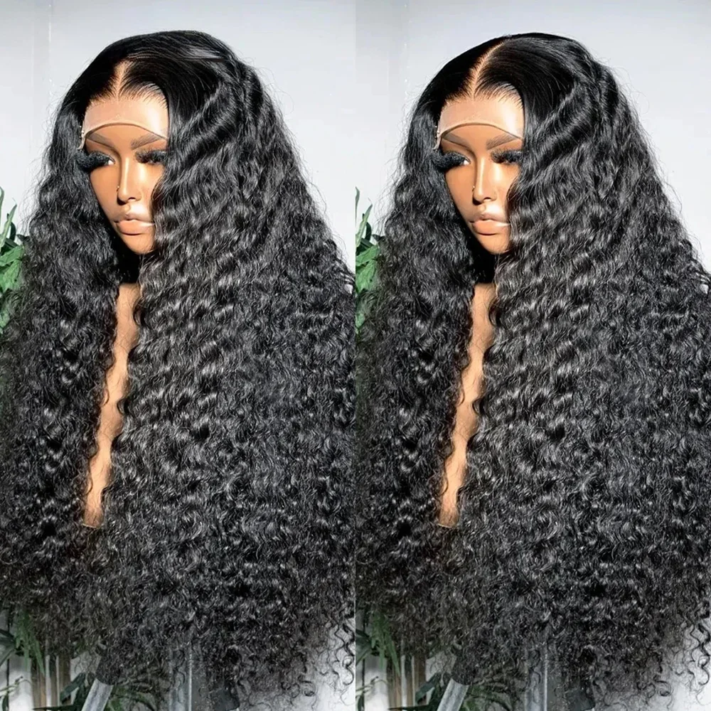 

250 Density 13X6 Hd Lace Frontal Wig 30 36 Inch 100% Curly Lace Front Human Hair Wig Hd Lace Wig Water Deep Wave Frontal Wigs