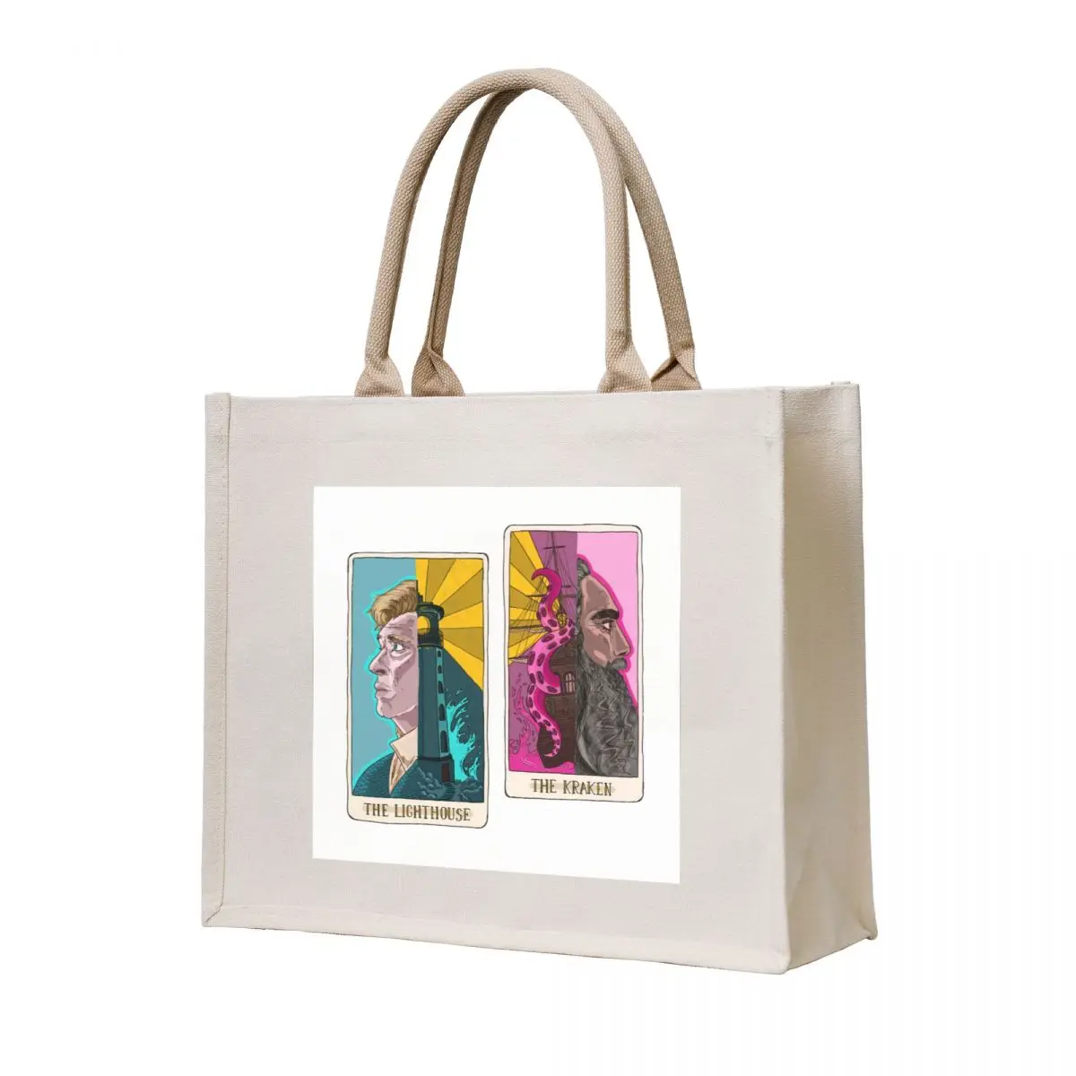 

The Lighthouse & The Kraken Tote Bag reusable shopping bag Gift bags Lady bags