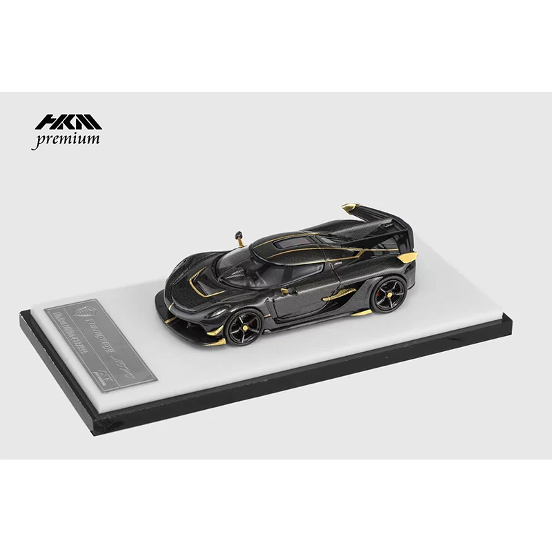 HKM Premium 1:64 Koenigsegg Jesko Attack limited edition 999 Pagani Zonda Huayra Diecast car model Toy Christmas Gift