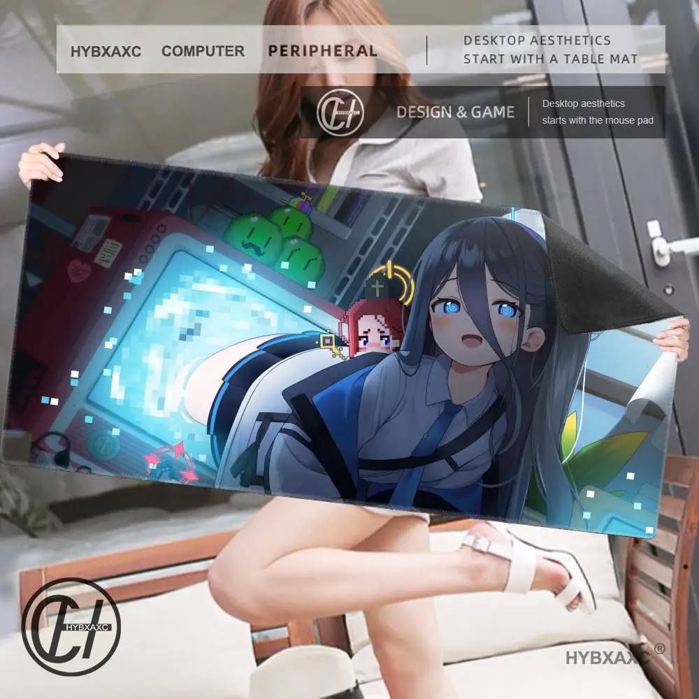 Blue Archive Game Anime Pad Alice Tendou Mouse Mat Desk Mat With Pad Gaming Accessories Prime Gaming XXL