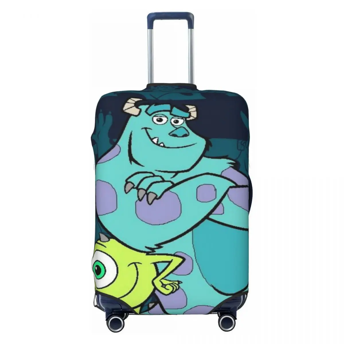 

Custom Monsters Anime Universitys James P. Sullivan Luggage Cover Fashion Suitcase Protector Covers Suit For 18-32 inch