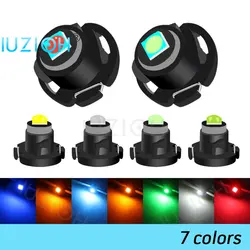 IUZIOH 8PCS Led T3 Bulb T4.7 Meter T4.2 Instrument Neo Wedge Switch Radio Dashboard Indicator Panel Lamps Car Lights Warning