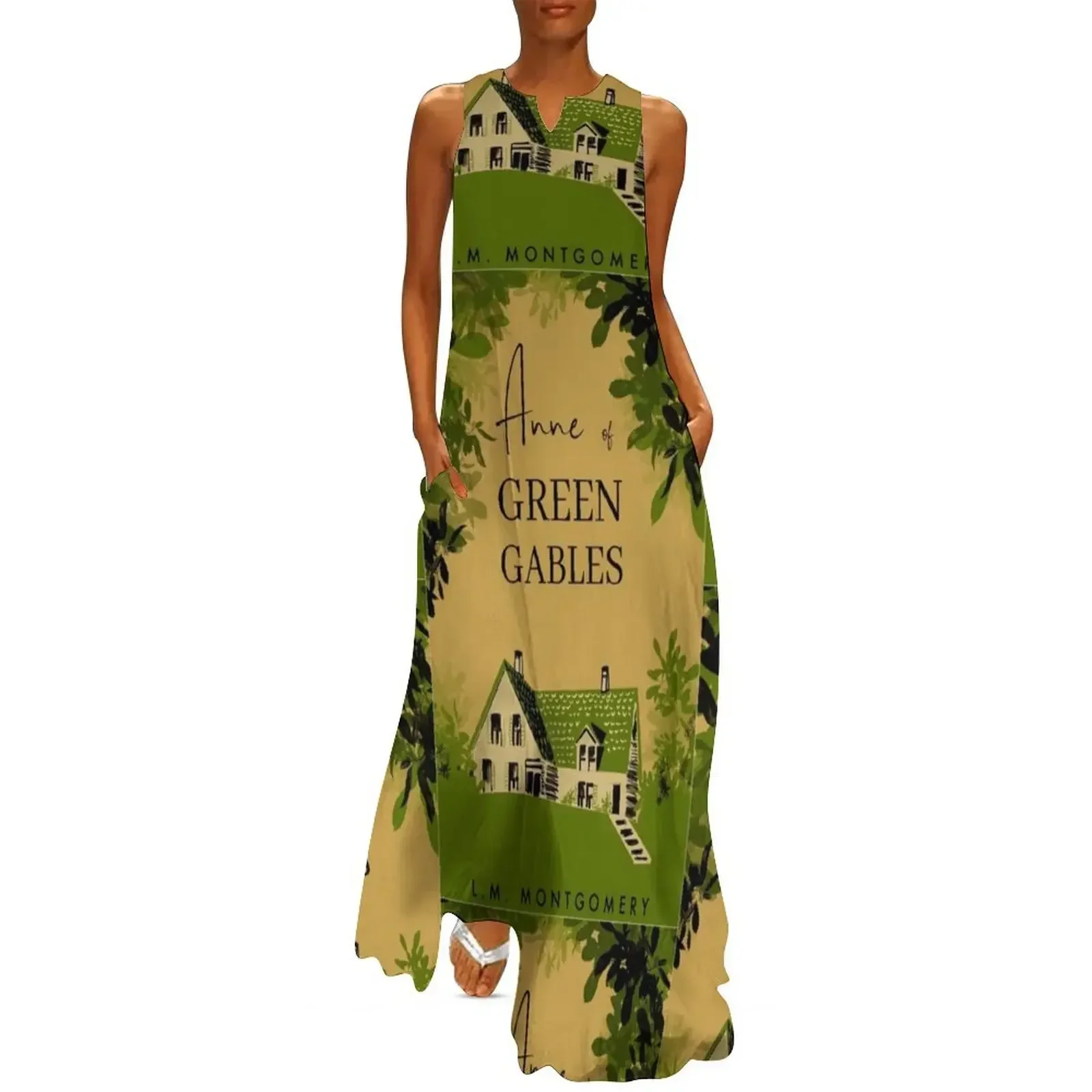 

Anne of Green Gables Children's Book Cover Long Dress dresses summer Long dress woman dress
