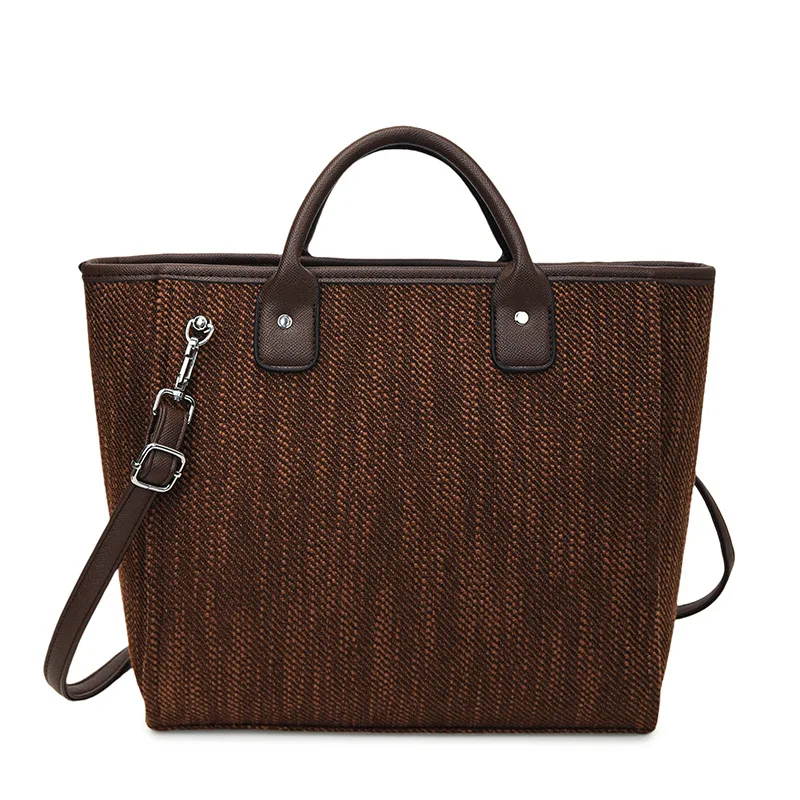 

2025 New Fashion Women's Handbag Tote Bag Large Capacity Shoulder Canvas Bag Luxury Female Crossbody Bags Shoulder Bucket Bag