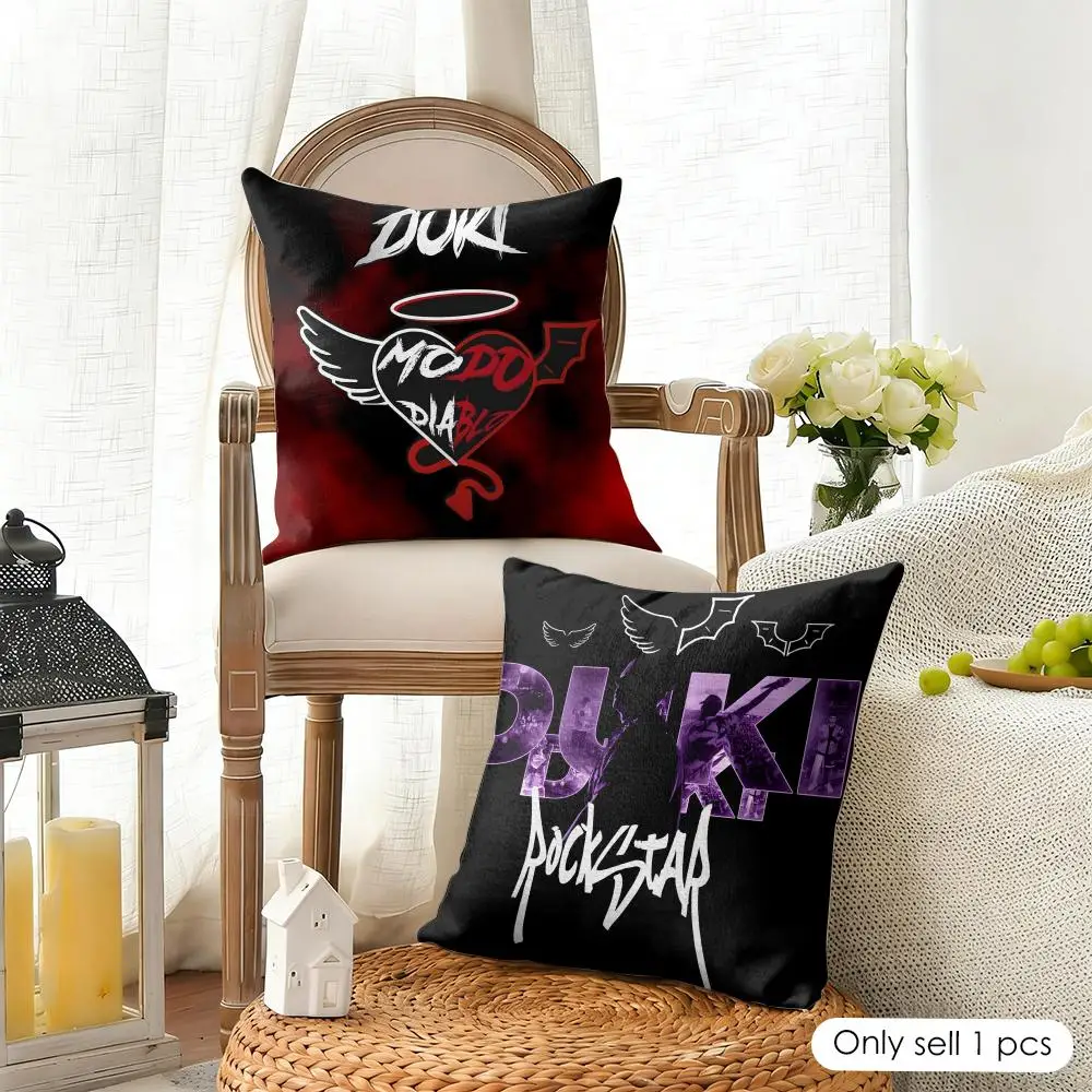 Rapper Singer D-Duki Cushion Cover Organic Linen Square Pillow Case Durable Non-Allergenic And Kind To Skin