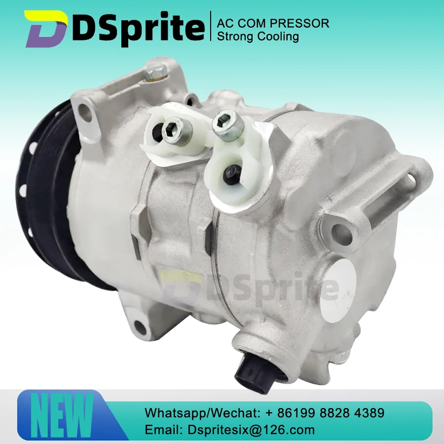 6SEU16C AC Compressor 55111410AE 447190-6852 For Chrysler 200 2.4L Engine 2011 2012 2013 2014 55111408AE RL111410AE 55111410AD