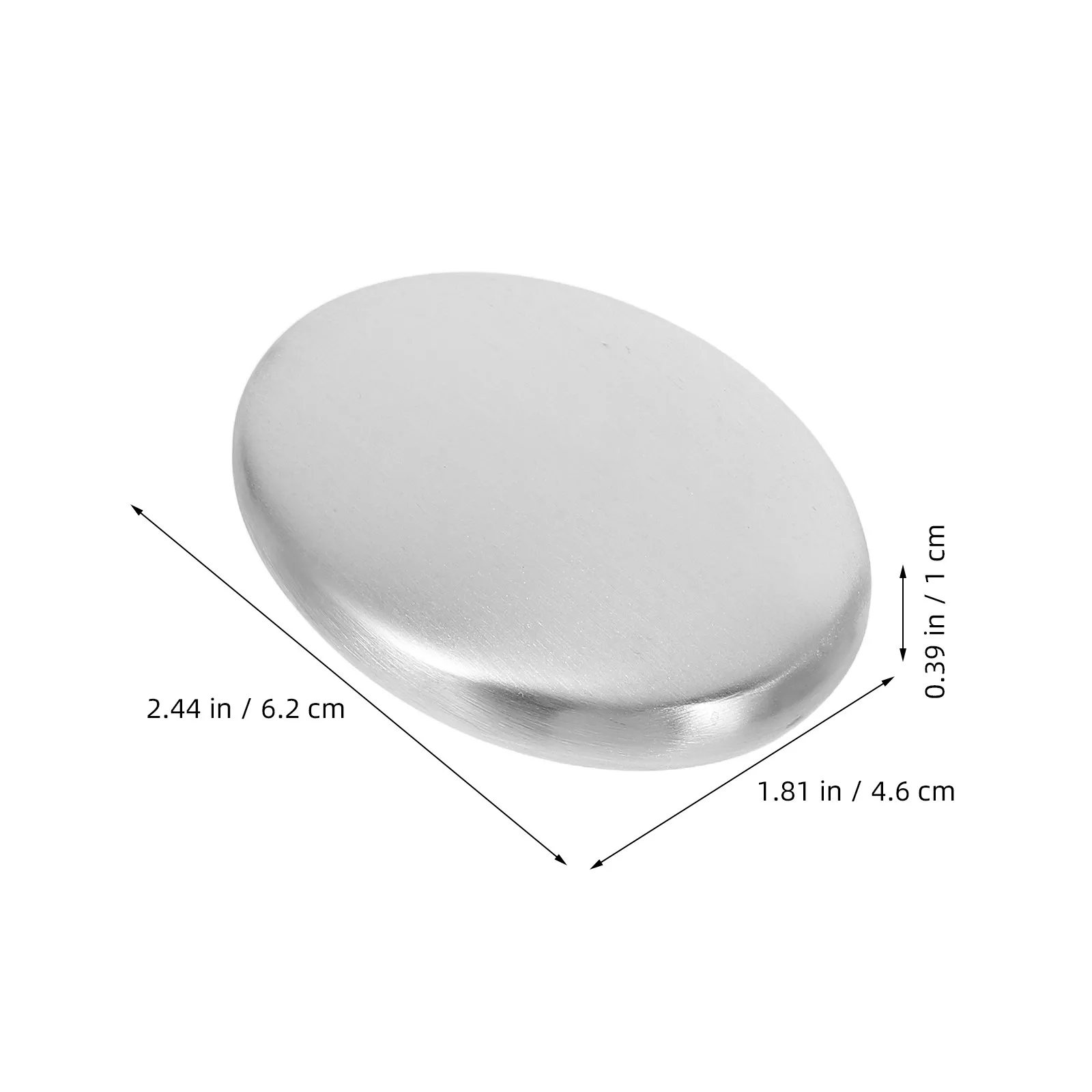 3Pcs Deodorizing Stainless Steel Soap Bar Kitchen Odor Remover for Hands Onion Fish Smell Elimination Dishwasher