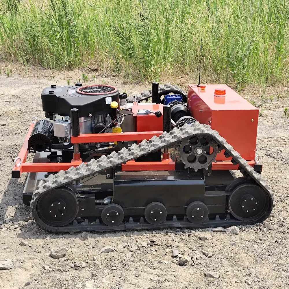 

High-Power 764CC Crawler Type Cordless Lawn Mower 48V Agricultural Multi-Functional Intelligent Remote Control DIY